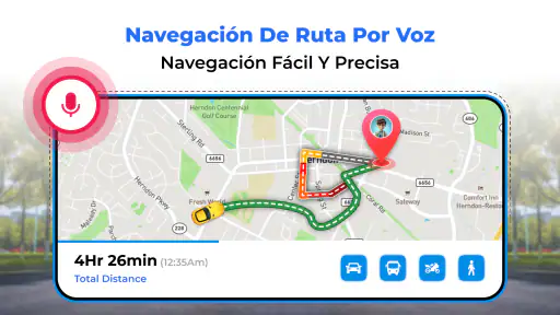 GPS Vivir Satélite Vista Mapa screenshot