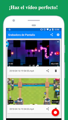 Grabación de pantalla y video screenshot