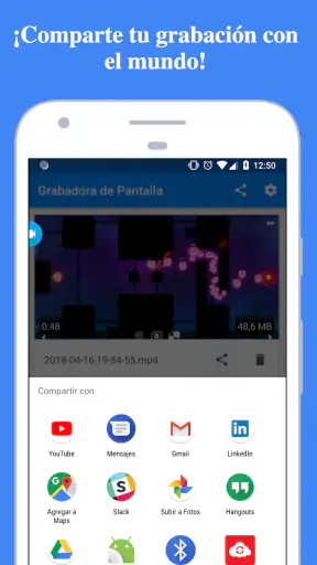 Grabación de pantalla y video screenshot
