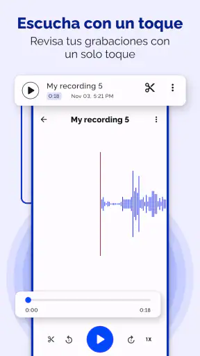 Grabador de voz - Notas de voz screenshot