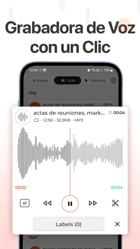 Grabadora de voz screenshot