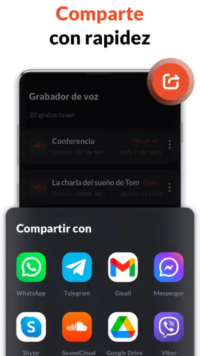 Grabadora de Voz, Grabar Audio screenshot