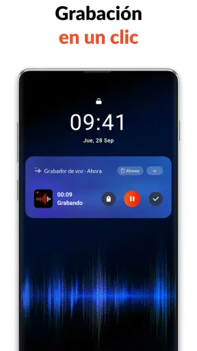 Grabadora de Voz, Grabar Audio screenshot