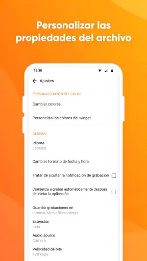 Grabadora de Voz Simple screenshot