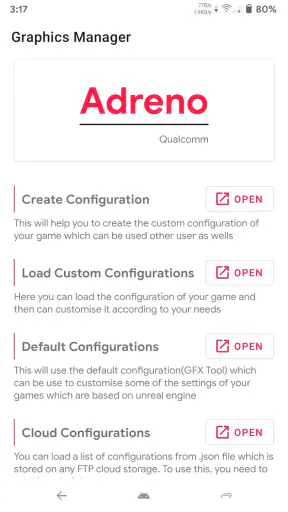 Graphics Manager : GFX Addon screenshot