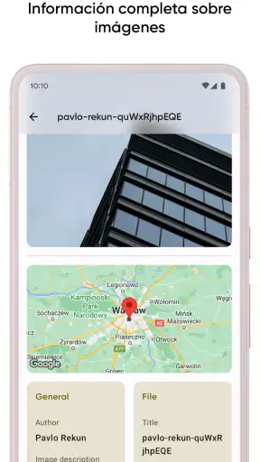 Graphie - Gestión EXIF screenshot