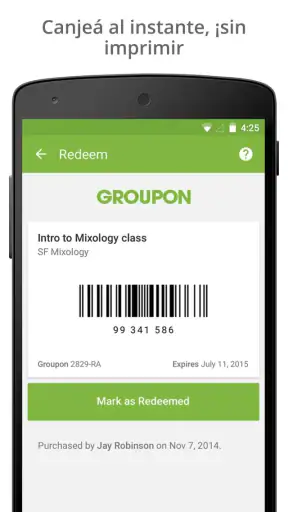 Groupon: compra nuevas ofertas screenshot