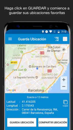 Guarda Ubicación GPS screenshot