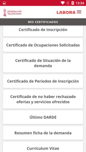 GVA PuntLABORA screenshot