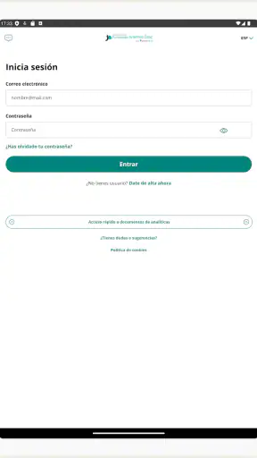 H. U. Fundación Jimenez Díaz screenshot