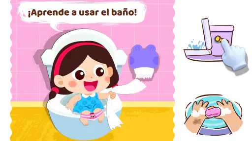 Hábitos Diarios del Panda Bebé screenshot