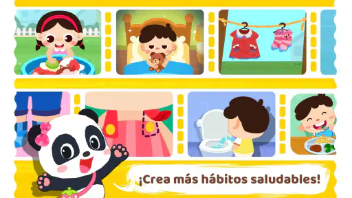 Hábitos Diarios del Panda Bebé screenshot