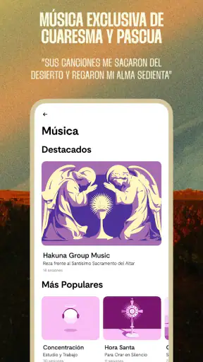 Hallow: Meditación católica screenshot