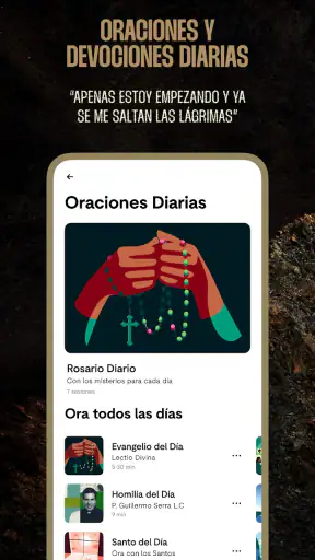 Hallow: Meditación católica screenshot
