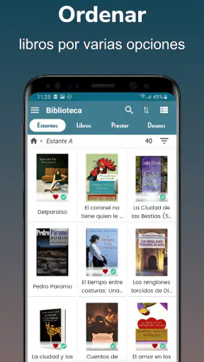 Handy Library: organiza libros screenshot