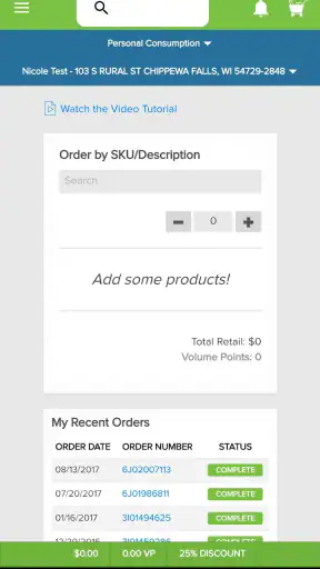 Herbalife Nutrition Tienda screenshot