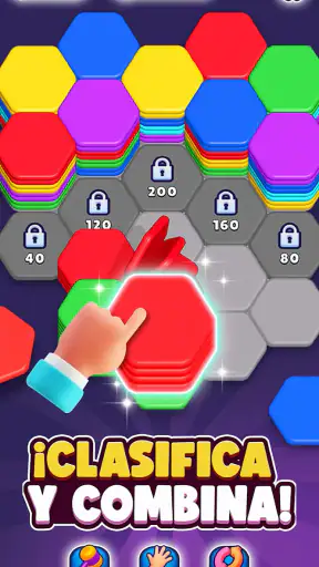 Hexa Sort screenshot