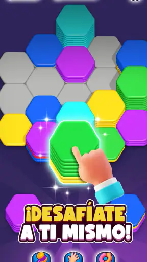 Hexa Sort screenshot