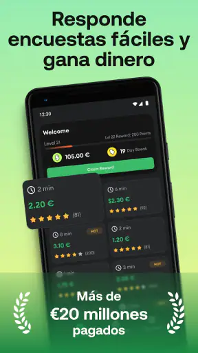 HeyCash: Encuestas por Dinero screenshot