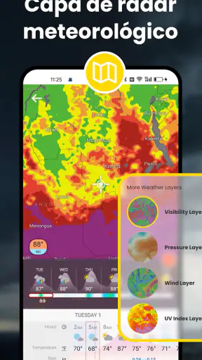 Hi Weather Launcher-Radar screenshot