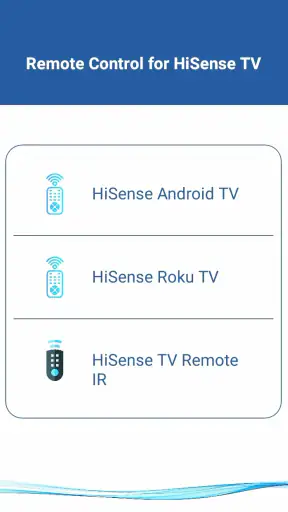 HiSense Smart TV Remote screenshot
