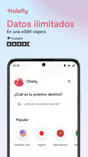 Holafly eSIM: Datos Móviles screenshot