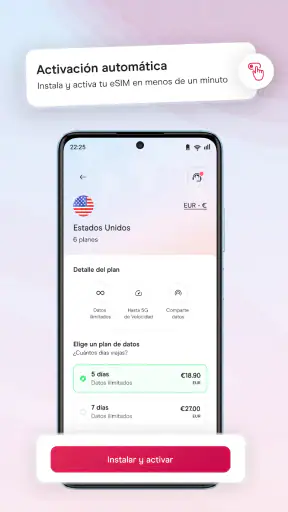 Holafly eSIM: Datos Móviles screenshot