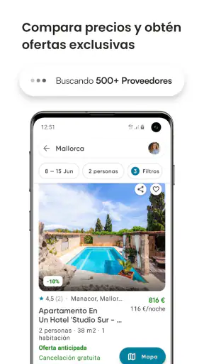 Holidu: Casas Vacacionales screenshot