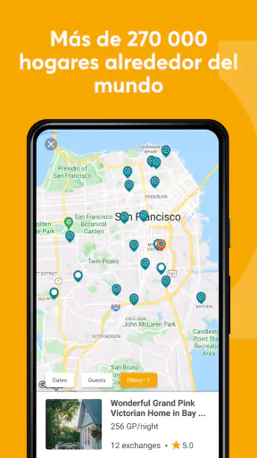 HomeExchange screenshot