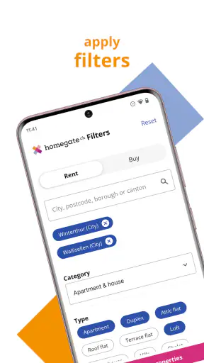 Homegate - Real estate screenshot