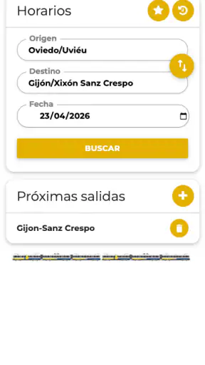 Horarios Tren, Metro y Tranvía screenshot