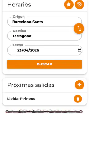Horarios Tren, Metro y Tranvía screenshot