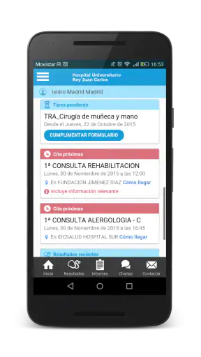 Hospital U. Rey Juan Carlos screenshot