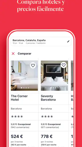 Hoteles.com: ¡hoteles y más! screenshot
