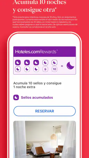 Hoteles.com: ¡hoteles y más! screenshot
