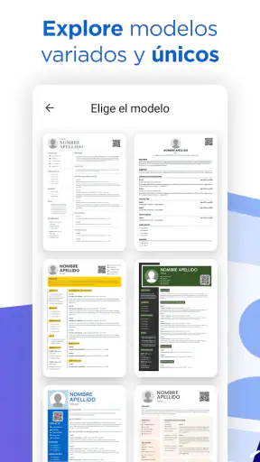 IA Crear Currículum - CV PDF screenshot