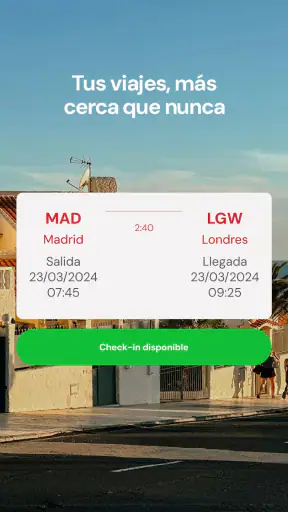 Iberia Express screenshot