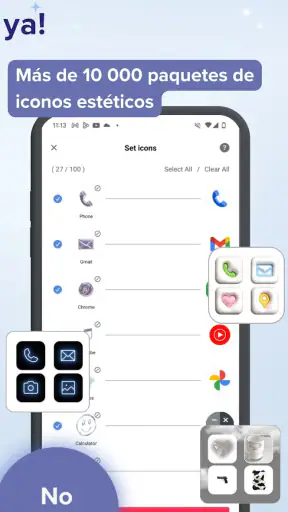 Icon Changer y Tema de Widget! screenshot