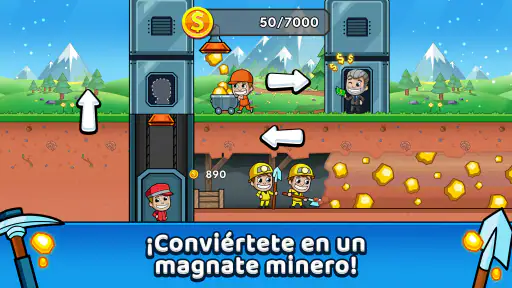 Idle Miner Tycoon: Minería oro screenshot
