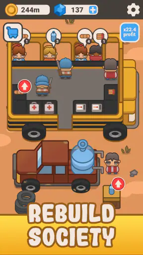 Idle Outpost — Business Games screenshot