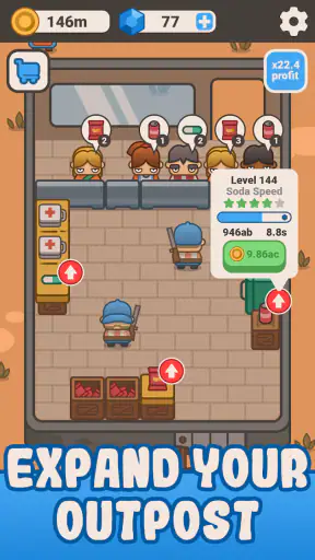 Idle Outpost — Business Games screenshot