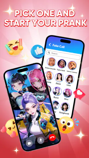 Idol Prank Video, Call & Chat screenshot