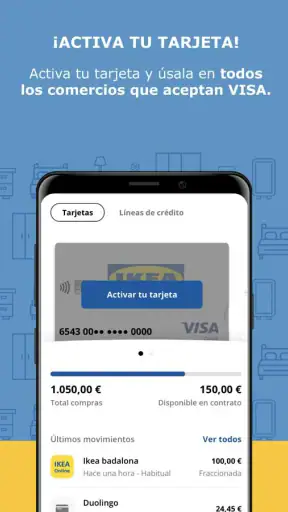 IKEA VISA screenshot