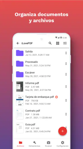 iLovePDF: Editor PDF y Escáner screenshot