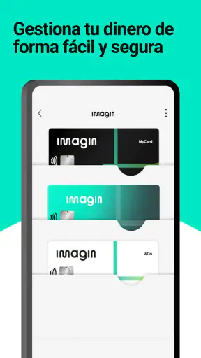 imagin: Más que un banco móvil screenshot