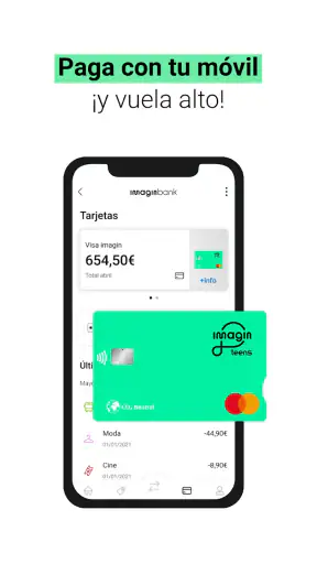 imaginTeens - Tu nueva tarjeta screenshot