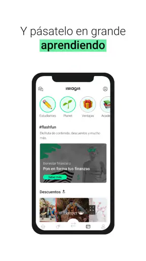 imaginTeens - Tu nueva tarjeta screenshot