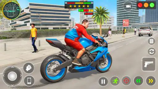 Indian Gangster Bike Games screenshot