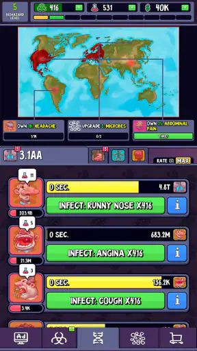 Infección Incremental screenshot