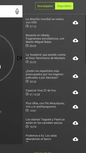 Informa Radio screenshot